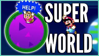 Playing A HARD Mario Maker 2 SUPER WORLD [upl. by Rudin]