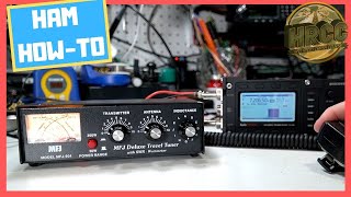 How To Use A Ham Radio Manual Antenna Tuner 📻 [upl. by Aissilem]