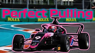 Perfect Abbi Pulling Takes Championship Lead After Fantastic Race  F1 Academy Miami [upl. by Bluefield]