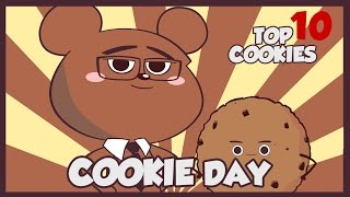 National Cookie Day  Top 10 Types of Cookies  My best chocolate chip cookie recipe [upl. by Erdnuaed446]