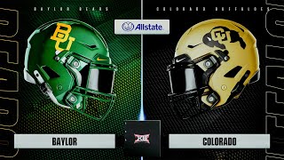 Baylor vs Colorado Week 4  College Football 25  Full Game Simulation [upl. by Rawden]