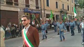 Raduno Alpini Vicenza 2024 Sezione di Firenze Banda civile Corpo musicale Giuseppe Verdi di Fognano [upl. by Vocaay897]