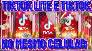 TIKTOK LITE E TIKTOK NORMAL COM O MESMO GMAIL NO MESMO CELULAR CONTABILIZANDO OS DIAS [upl. by Alamac]