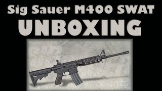 Sig Sauer M400 SWAT Unboxing [upl. by Nikoletta424]