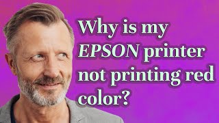 Why is my Epson printer not printing red color [upl. by Blandina]