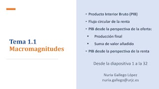 Tema 1 Macromagnitudes Parte 1 [upl. by Ameehsat]