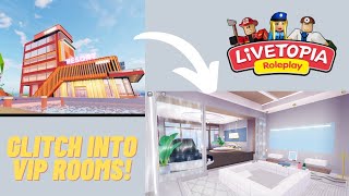 NEW GLITCH TO ENTER VIP ROOMS IN DREAM ISLAND RESORT IN LIVETOPIA ROBLOX [upl. by Aibos448]