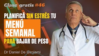 Clase 46  Planificá Sin Estrés Tu Menú Semanal Para Bajar De Peso [upl. by Huldah]