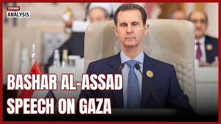 President Bashar alAssad speech on Gaza English Subtitles [upl. by Corsiglia]