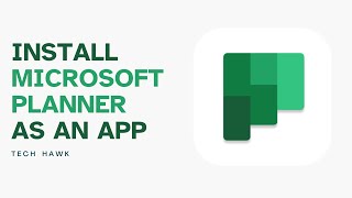 Install Microsoft Planner as an App  Desktop App for Planner  Planner Software of Office 365 [upl. by Aelak]