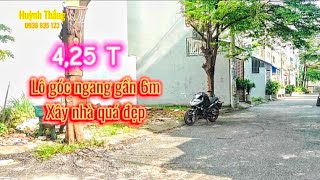 Lô góc ngang gần 6m chỉ 425 Tỷ TPHồ Chí Minh [upl. by Nari207]