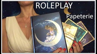 ASMR  ROLEPLAY papeterie  tapping whispering [upl. by Obadiah]