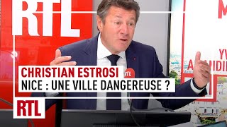 Christian Estrosi  quotJe ne veux pas que Nice devienne une ville dangereusequot lintégrale [upl. by Adest]