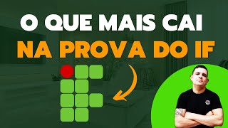 O QUE CAI NA PROVA DO IF  MATEMÁTICA [upl. by Hoy]