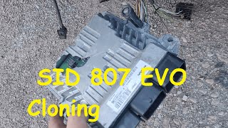 Volvo ecu SID 807 EVO cloning read programming with Kess V3 [upl. by Bibbie]