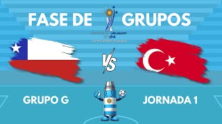 CHILE vs TURQUÍA  MUNDIAL FIFUSCA ARGENTINAURUGUAY 2024 GRUPO G FECHA 1 [upl. by Sill]