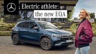 The New EQA  Electric TestDrive with Leonie von Hase [upl. by Meihar913]