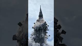 travel empirestatebuilding cgi manhattan usa ai destruction tower scyscraper nyc newyork [upl. by Eillak]