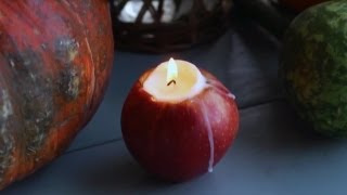 Festive Apple Candle Holders  At Home With P Allen Smith [upl. by Ruscher935]