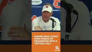 Hugh Freeze on disagreeing with critical call during game with Vanderbilt [upl. by Ennairac]