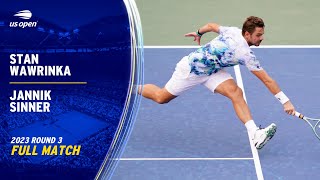 Stan Wawrinka vs Jannik Sinner Full Match  2023 US Open Round 3 [upl. by Mercer280]