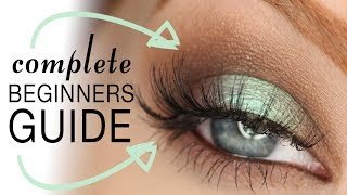 How to Apply False Lashes  Complete Beginners Guide [upl. by Nyrhtac647]