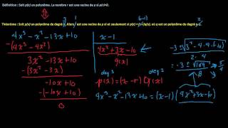 Factorisation division polynomiale  Polynômes degré n [upl. by Richella]