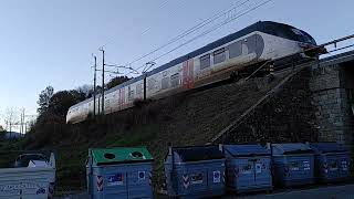 Trasporto Ferroviario Toscano ETT 23 nei pressi di Poppi 23112023 [upl. by Buckingham]