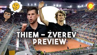 ALEXANDER ZVEREV vs DOMINIC THIEM  Preview ATP Madrid 2018 [upl. by Kwarteng]