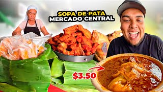 😱LA FAMOSA SOPA de PATA del MERCADO CENTRAL super economica💰 [upl. by Yevrah]