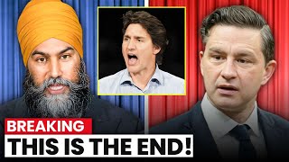 Jagmeet Singh FIRES BOMBSHELL Walks Out of His OWN Event in Rage – Poilievre Responds Silently [upl. by Arakahs]