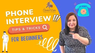 TELEPHONIC INTERVIEW TIPS  EXAMPLES FOR PHONE INTERVIEW QUESTIONS amp ANSWERS [upl. by Asnarepse]