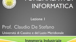 Lezione 1 Fondamenti di Informatica [upl. by Mikal]