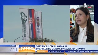 PRVA TV  Jutro  Sortirnica u JKP Komunalacquot korak ka unapređenju upravljanju otpada [upl. by Suh]