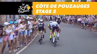 Côte de Pouzauges  Stage 2  Tour de France 2018 [upl. by Adao]