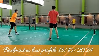 Badminton low profile 18102024 [upl. by Ravid]