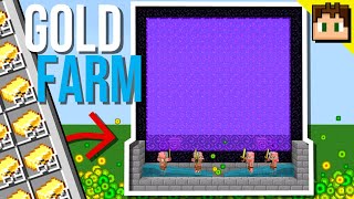 The SIMPLE GOLD XP FARM Minecraft Bedrock 121 Tutorial [upl. by Spain161]