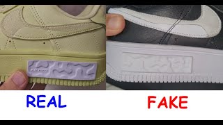 Nike Air Force 1 Fontanka real vs fake review How to spot fake Nike AF1 React Fontanka sneakers [upl. by Essiralc]