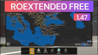 Ets 2 Roextended Free 147 ÜCRETSİZ TÜRKİYE HARİTASI ROEX MAP [upl. by Allesig]