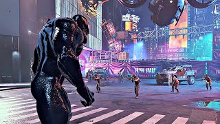 SpiderMan 2 Venom Gameplay amp Transformation Scene PS5 Spiderman 2 2023 4K 60FPS [upl. by Idroj961]