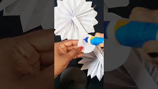 Part2❤🌼 flower paperwork craft diy wallhangingideas walldecor flowerarrangement [upl. by Nerrag]