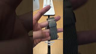 Milanese Loop Natural Titanium Apple Watch [upl. by Ailero]