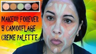 CORRECTOR PALETTE MAKEUP FOREVER REVIEWTUTORIAL [upl. by Ayotnahs]