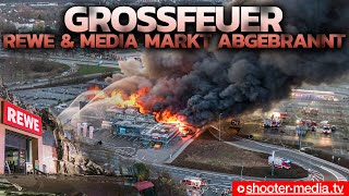 🔥🔥 GROSSFEUER  MEDIA MARKT im EINKAUFSZENTRUM in VOLLBRAND 🔥🔥  Großalarm  Großeinsatz [upl. by Eivets]