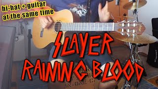 Slayer  Raining Blood one man band cover [upl. by Ozen59]