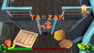 Disneys Tarzan PS1 100 Walkthrough  Part 12  Level 11 Rockin the Boat Hard [upl. by Danila]