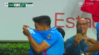 Gol de Uriel Antuna  Chivas 01 Cruz Azul  Liga BBVA MX  Clausura 2023  Jornada 16 [upl. by Amadus294]