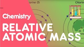 How To Calculate Relative Atomic Mass  Chemical Calculations  Chemistry  FuseSchool [upl. by Nannarb]