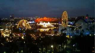 Sunset over Disney California Adventure HD [upl. by Fitzgerald]