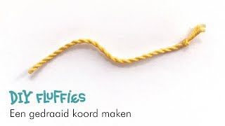 Gedraaid koord maken Nederlands [upl. by Candy]